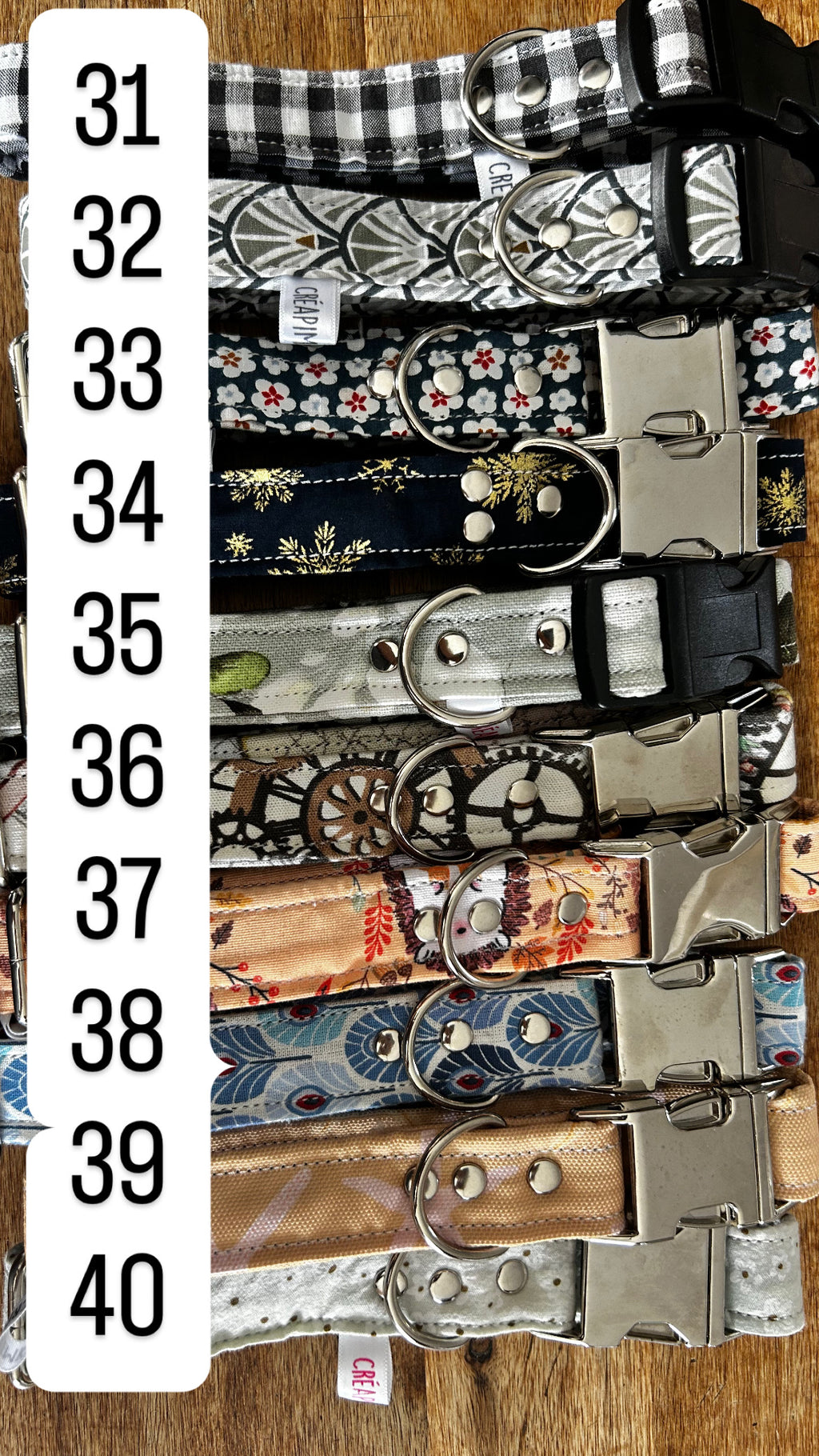Collier M destockage