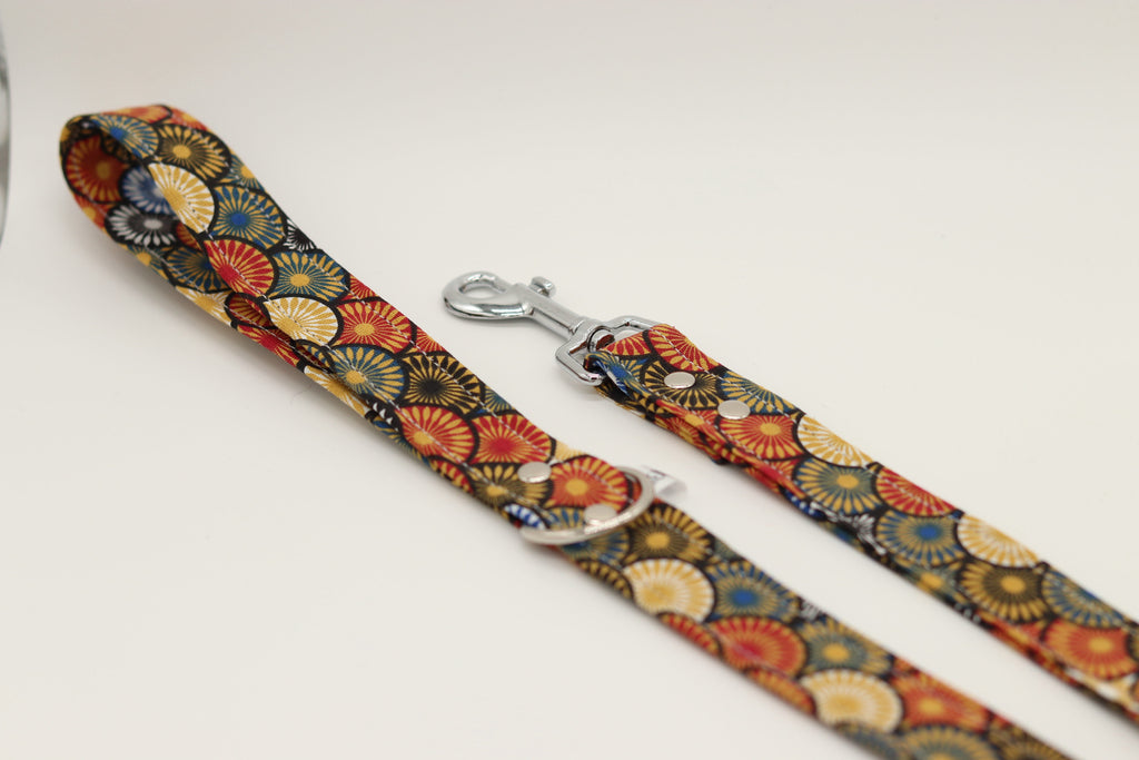 Collier écailles rouge