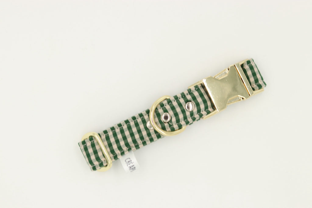 Collier vichy vert