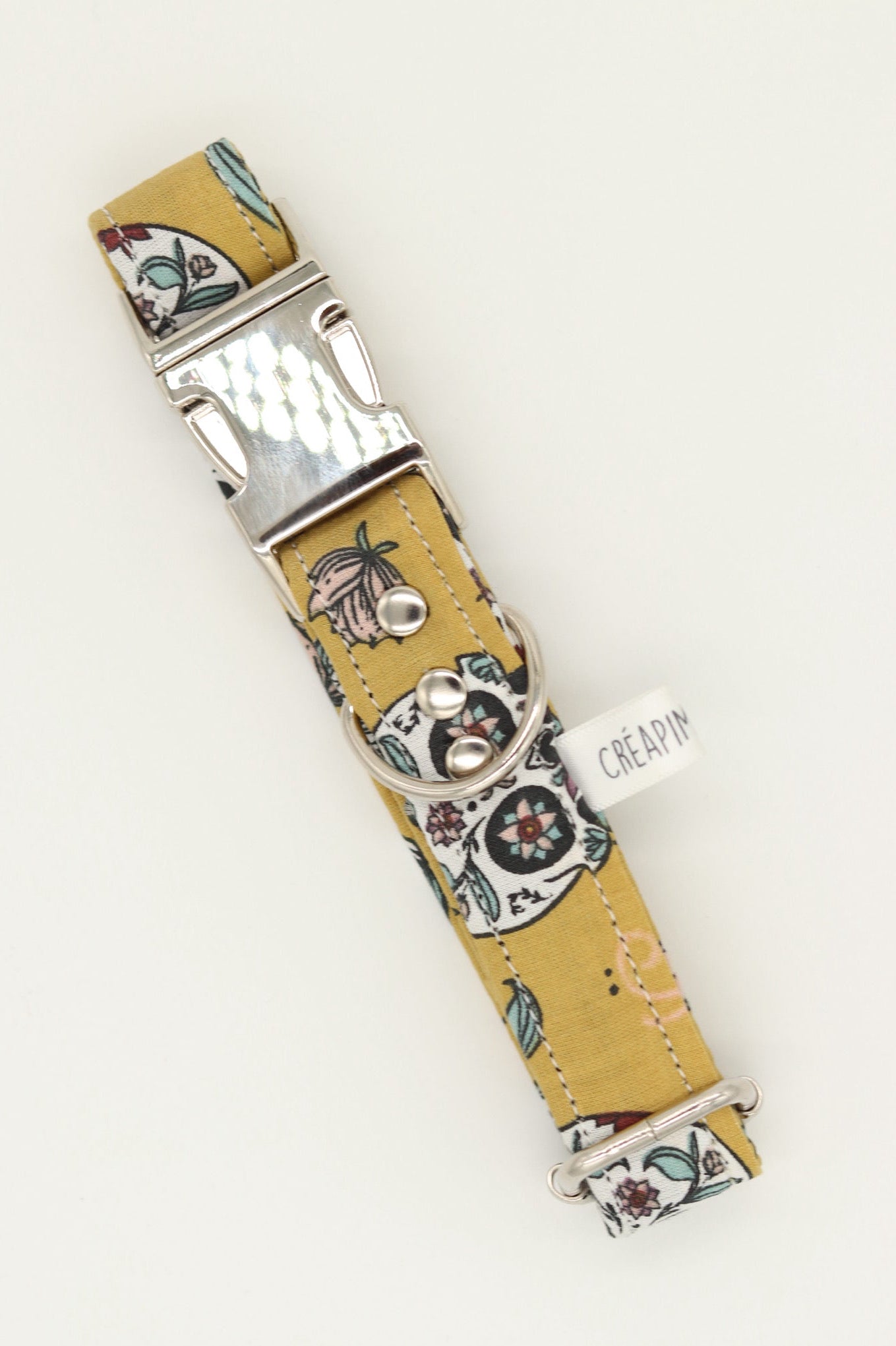 Collier calaveras jaune