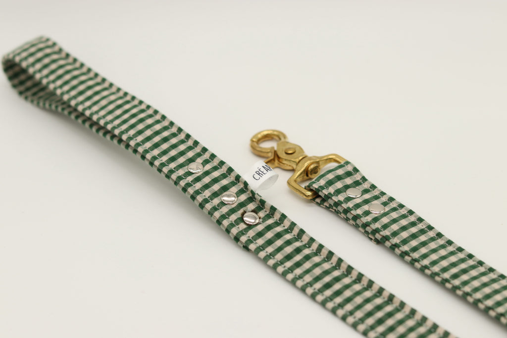 Collier vichy vert