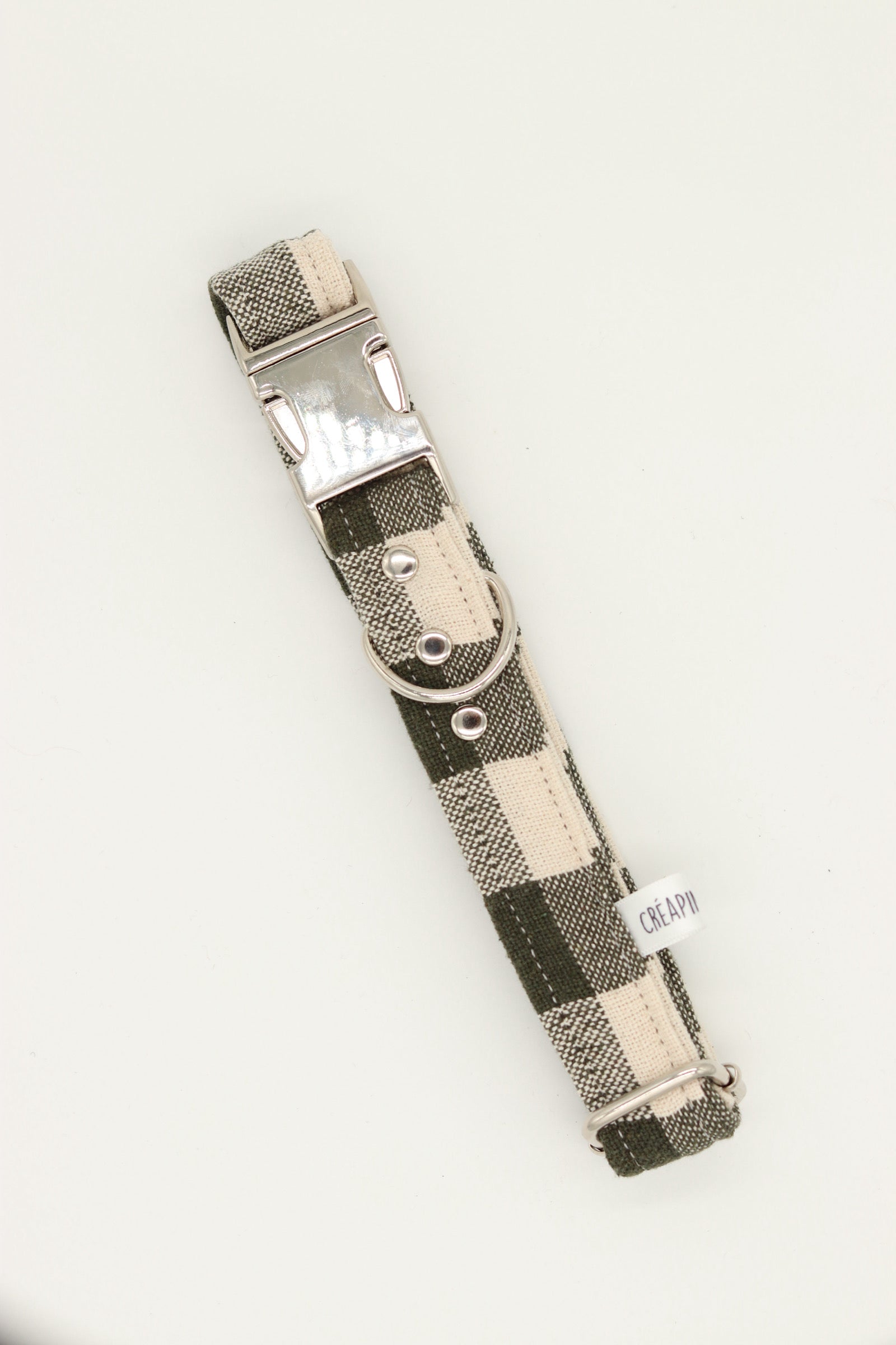 Collier carreau kaki